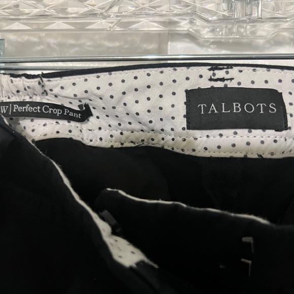 Talbots Perfect Crops - BLACK size 14W - Picture 3 of 5